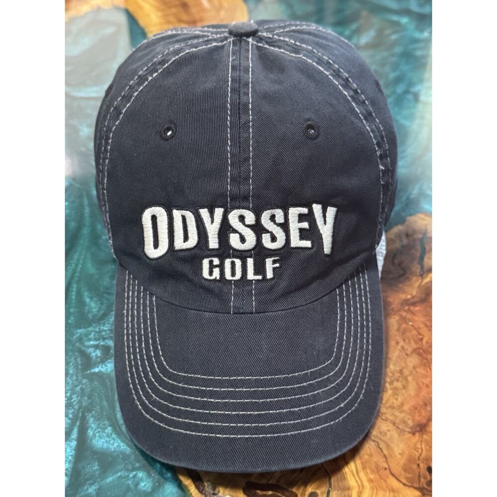 Odyssey Golf Black Adjustable Hat Cap
